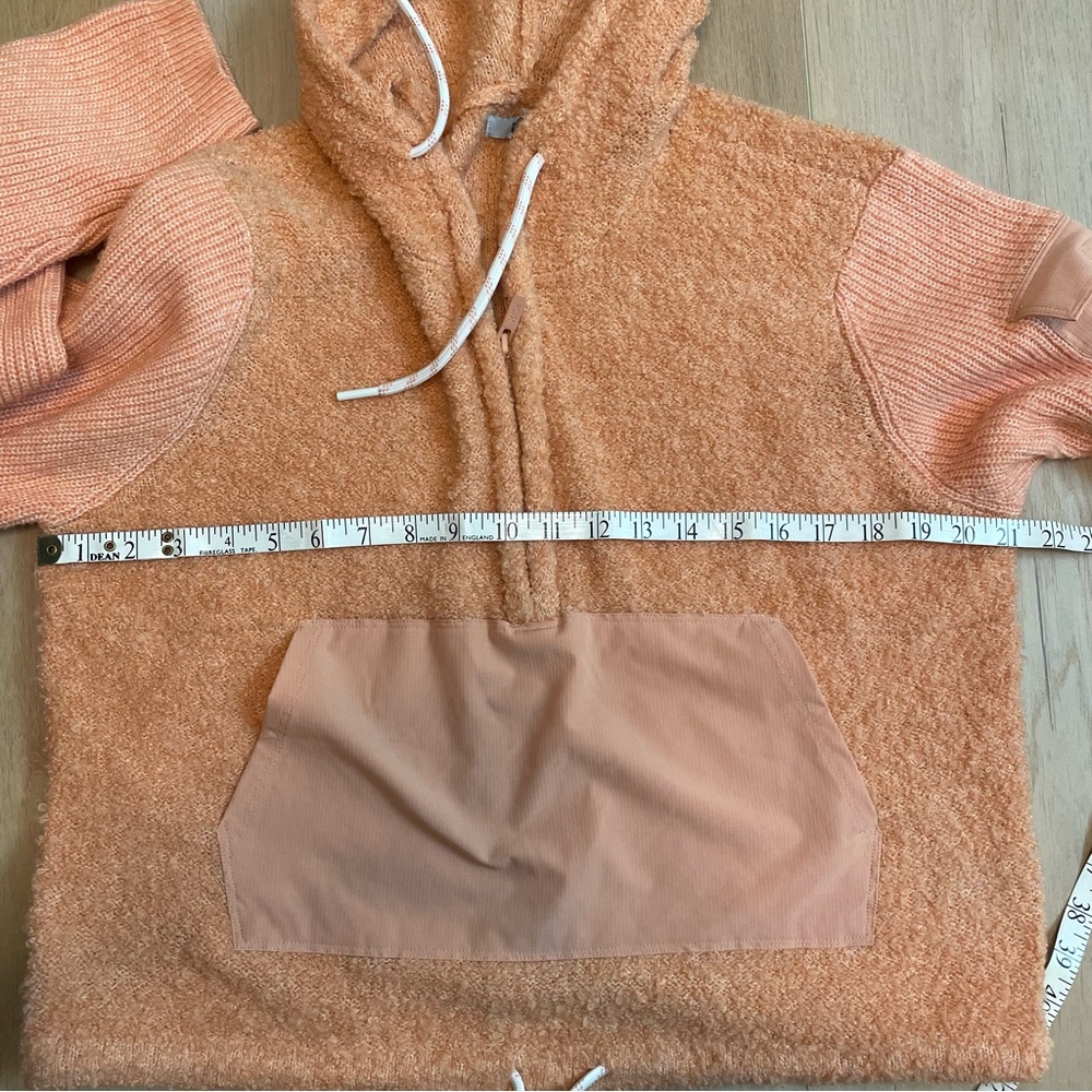 FLX Cozy Peach Half Zip Hoodie Pullover - Picture 9 of 10